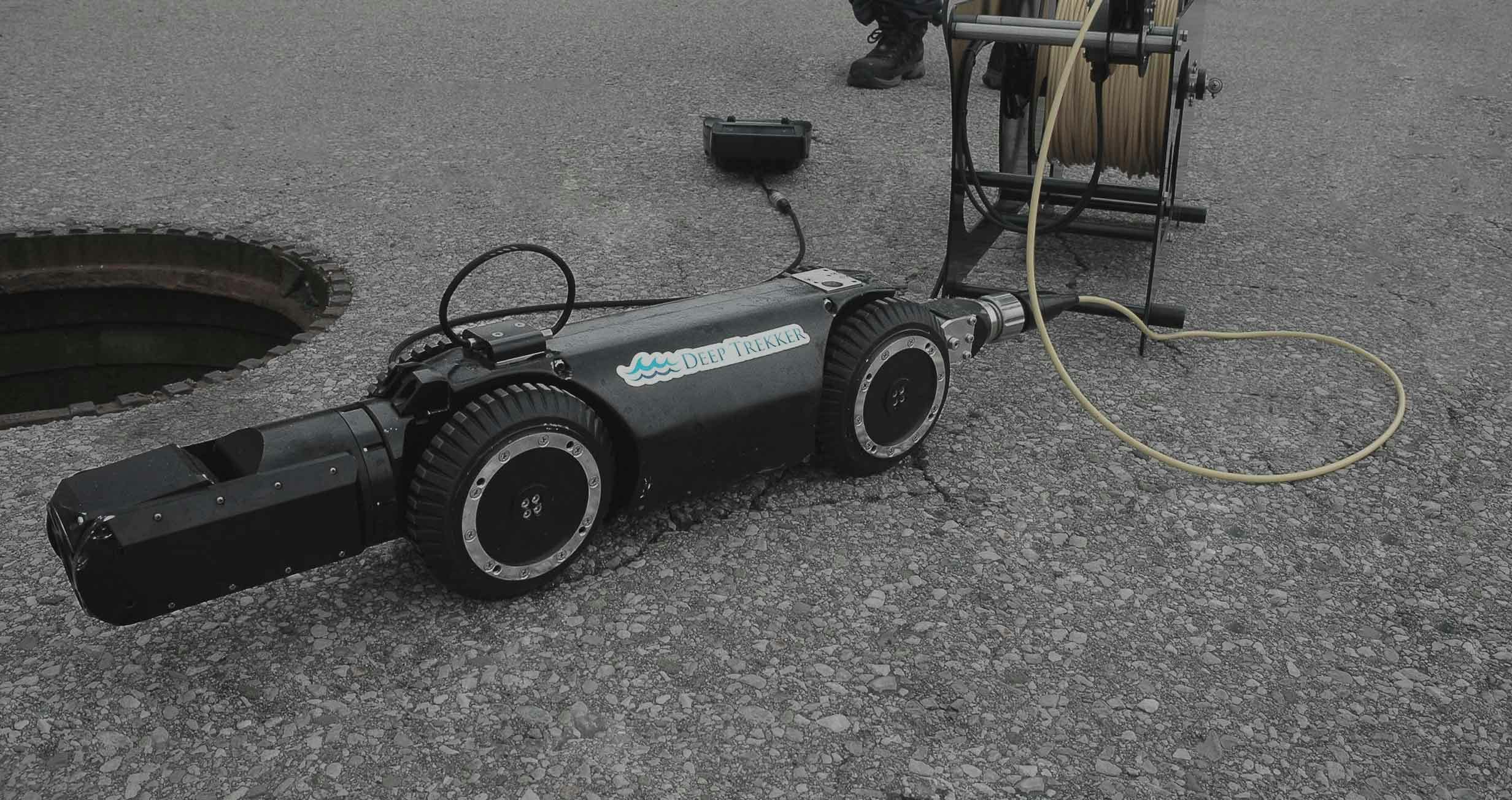 Deep Trekker Robotics for municipal water inspections