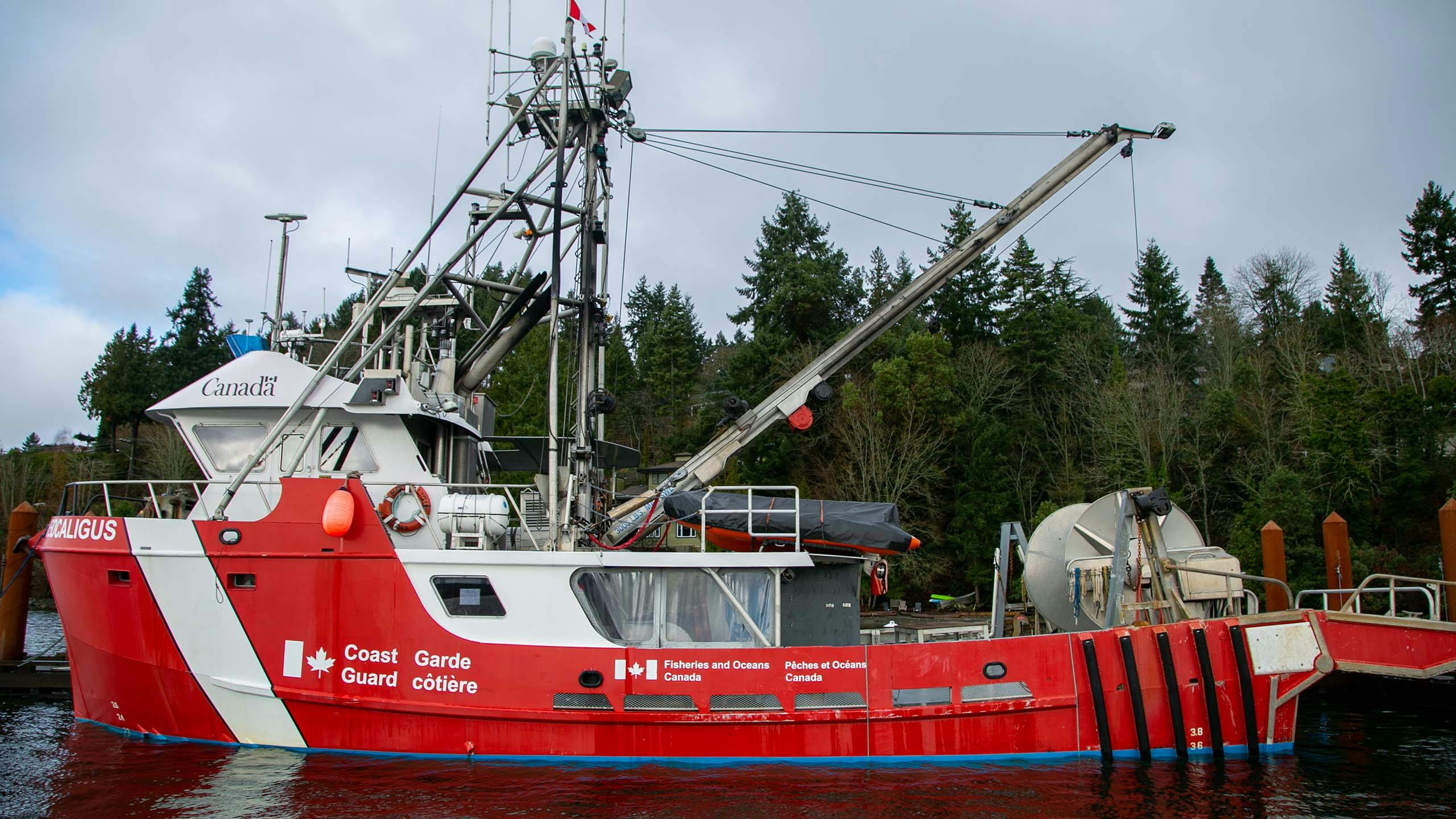 Canada coast guard image of boat