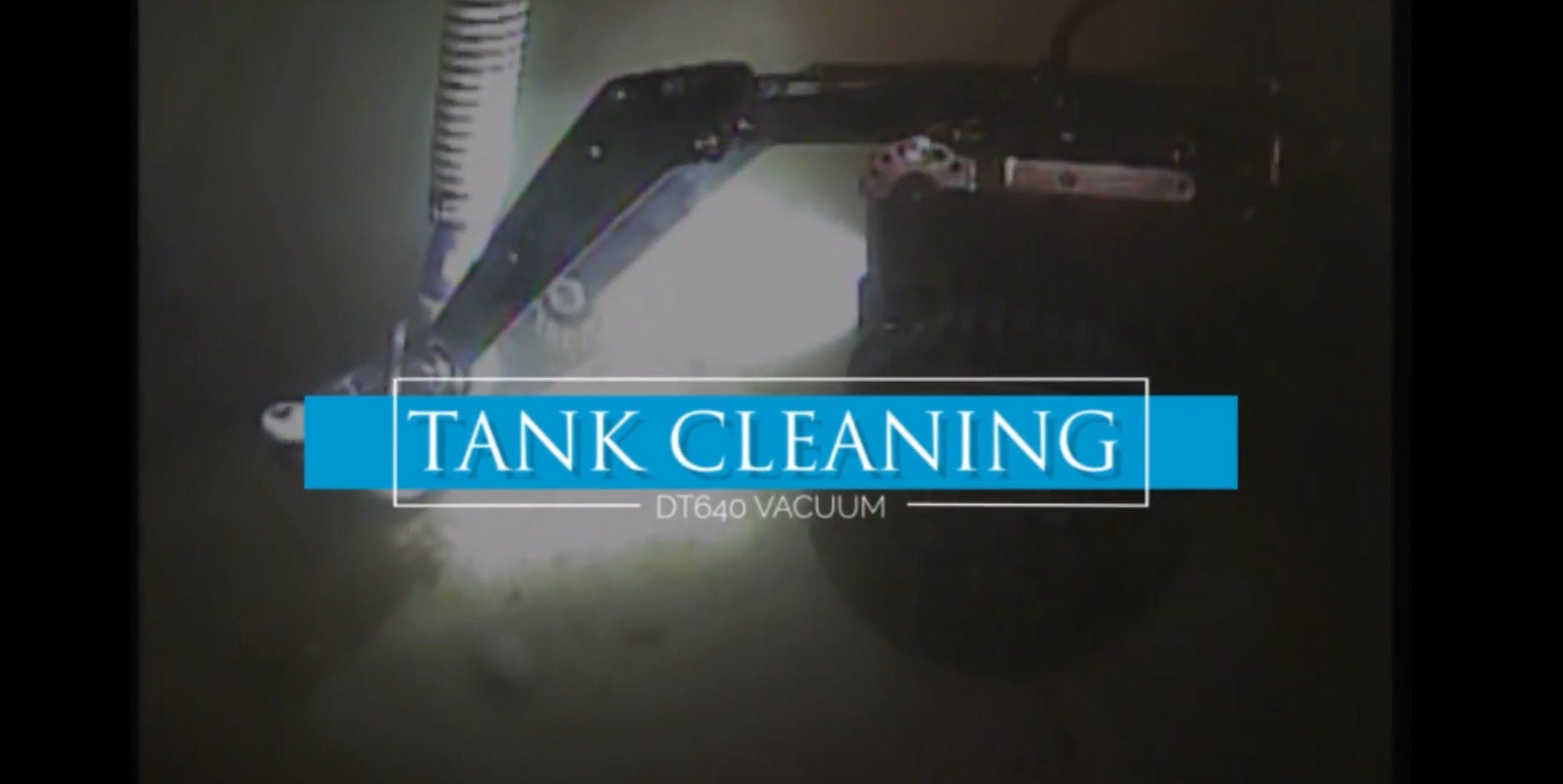 Deep Trekker DT640VAC utility crawler underwater cleaning floor of water tank