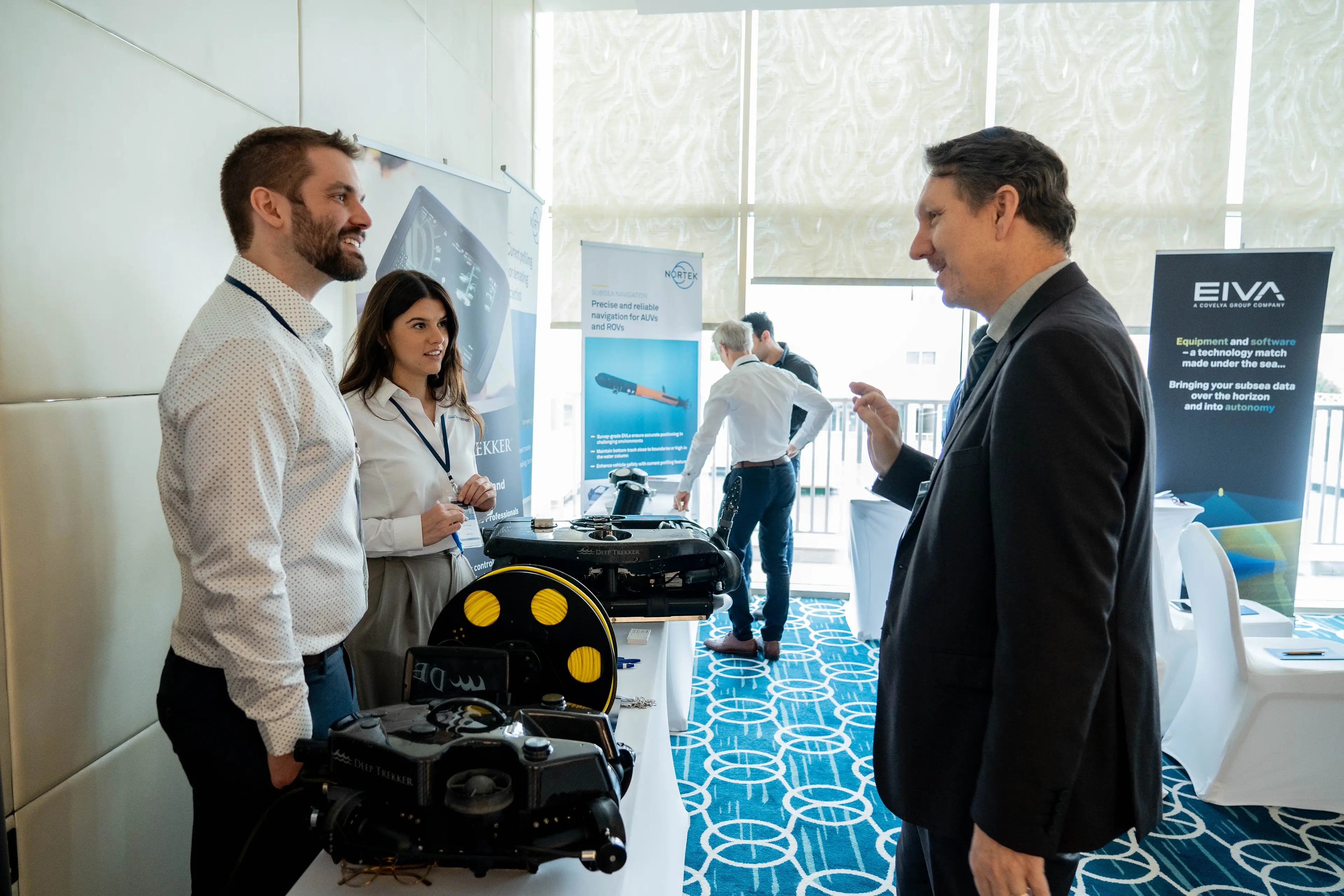 underwater rov, submersible robot, underwater inspection, unique group user conference