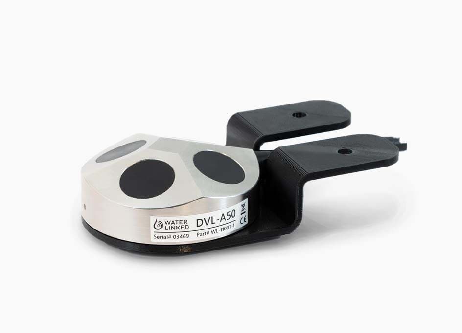 waterlinked dvl rov mount