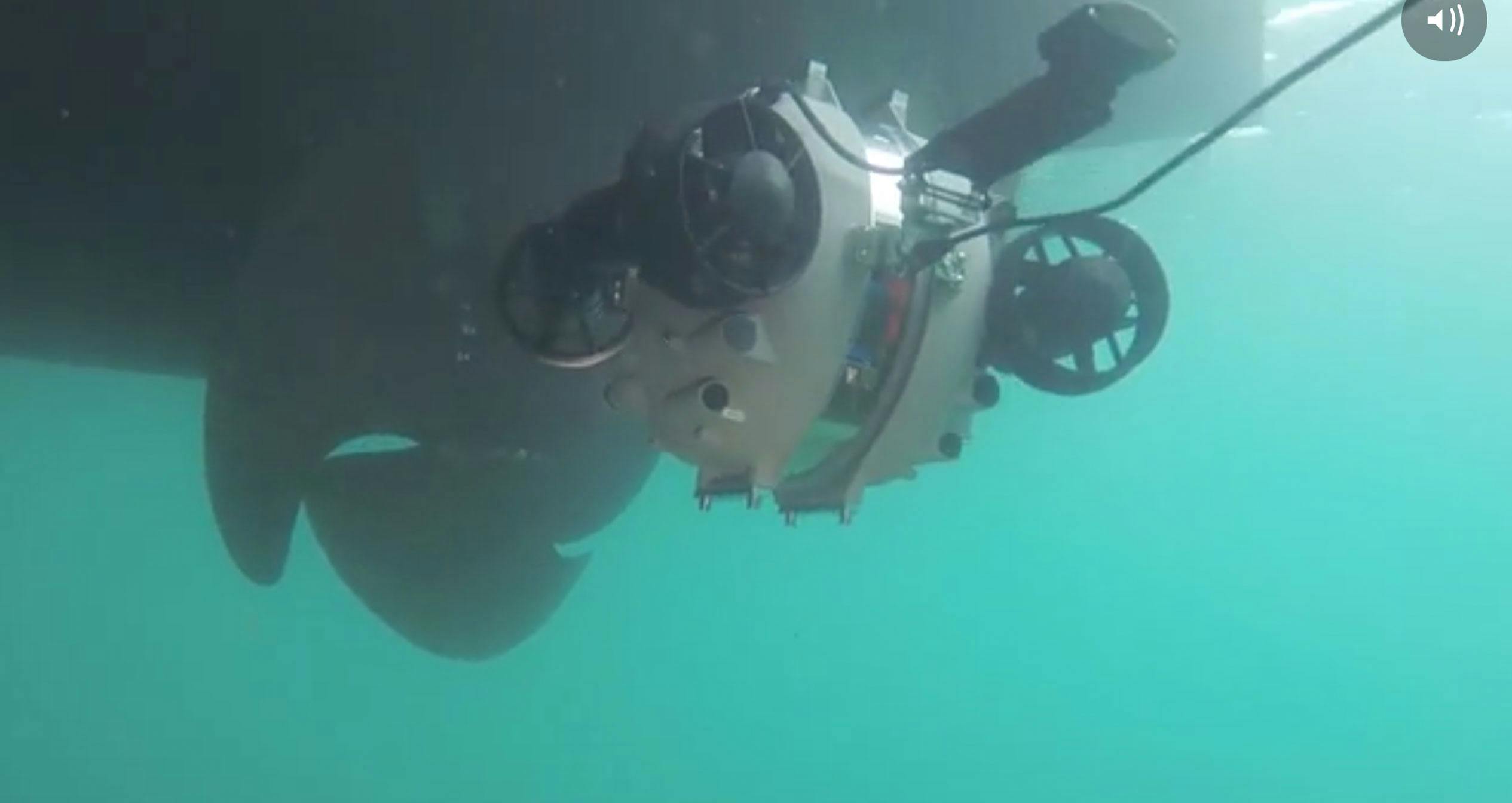 Remote first ROV Hull Inspection
