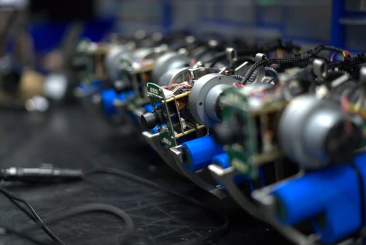 Image of multiple DTG3s unassembled