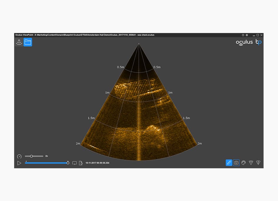 3 Oculus Sensors for underwater inspection - Deep Trekker Robotics