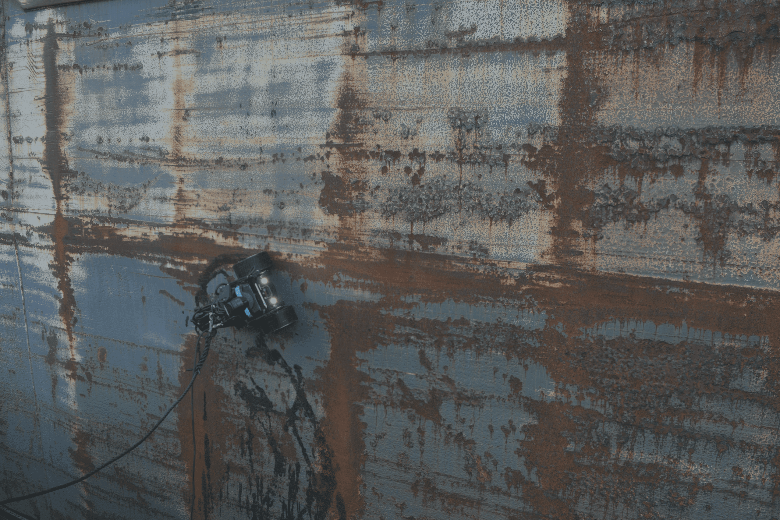 Hull inspection with the DT640 with Aux camera and sonar.