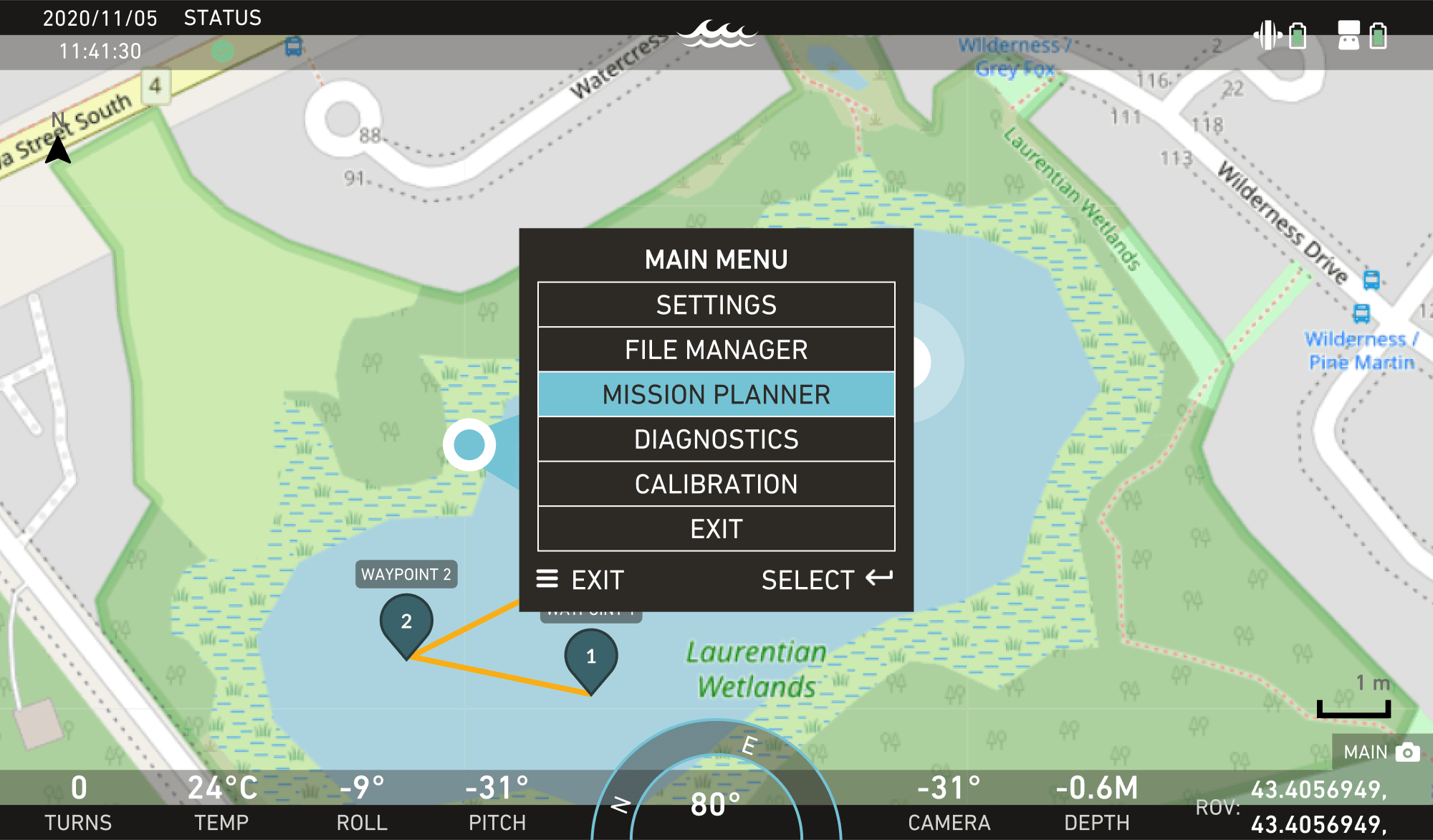 Screen shot of Mission planner opener