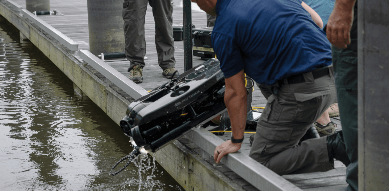 850m Fiber Optic ROV Tether | Deep Trekker