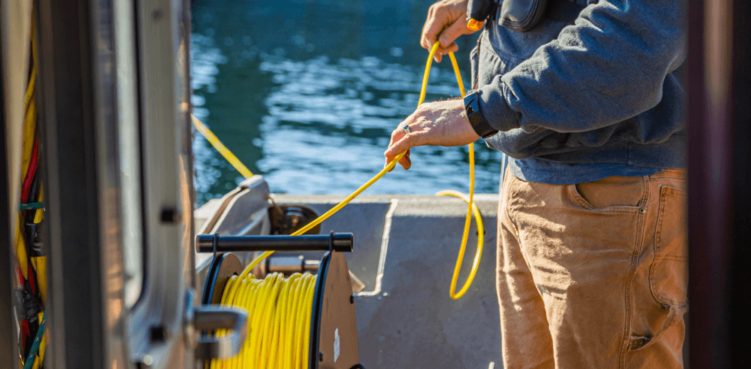 850m Fiber Optic ROV Tether | Deep Trekker