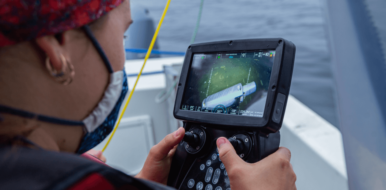 Flying Tether Rov 850m Fiber Optic ROV Tether | Deep Trekker